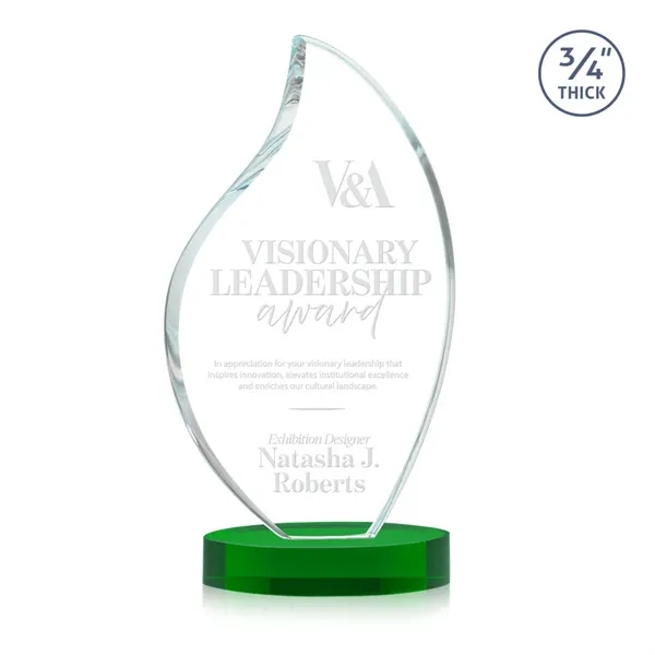 Odessy Flame Award on Alberton Base - Green