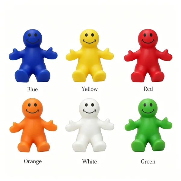 Happy Dude Cell Phone Stand Stress Ball