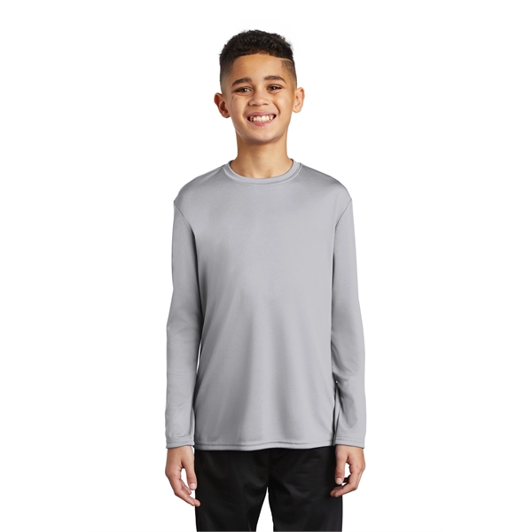 Port & Company Youth Long Sleeve Performance Tee - Port & Company Youth Long Sleeve Performance Tee - Image 6 of 35