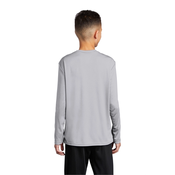 Port & Company Youth Long Sleeve Performance Tee - Port & Company Youth Long Sleeve Performance Tee - Image 7 of 35