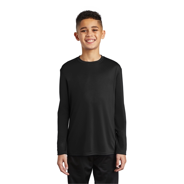 Port & Company Youth Long Sleeve Performance Tee - Port & Company Youth Long Sleeve Performance Tee - Image 20 of 35