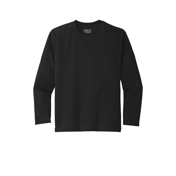 Port & Company Youth Long Sleeve Performance Tee - Port & Company Youth Long Sleeve Performance Tee - Image 23 of 35