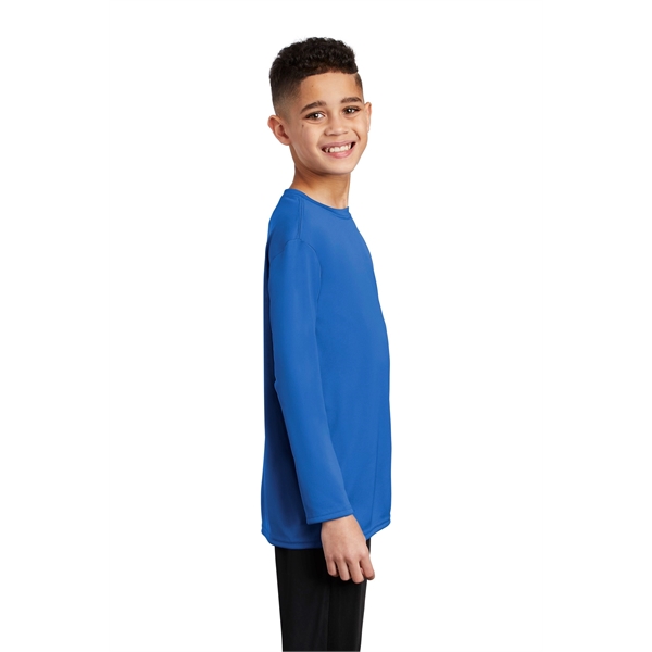 Port & Company Youth Long Sleeve Performance Tee - Port & Company Youth Long Sleeve Performance Tee - Image 31 of 35