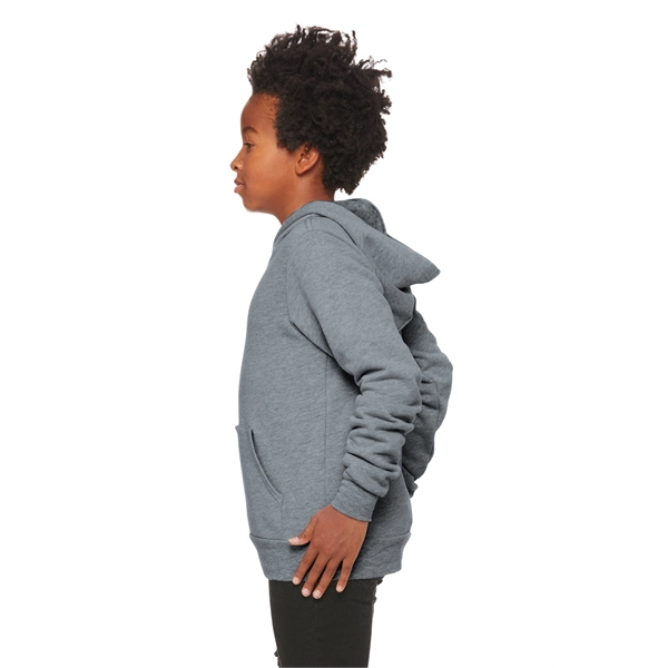 BELLA+CANVAS Youth Sponge Fleece Pullover Hoodie - BELLA+CANVAS Youth Sponge Fleece Pullover Hoodie - Image 2 of 22