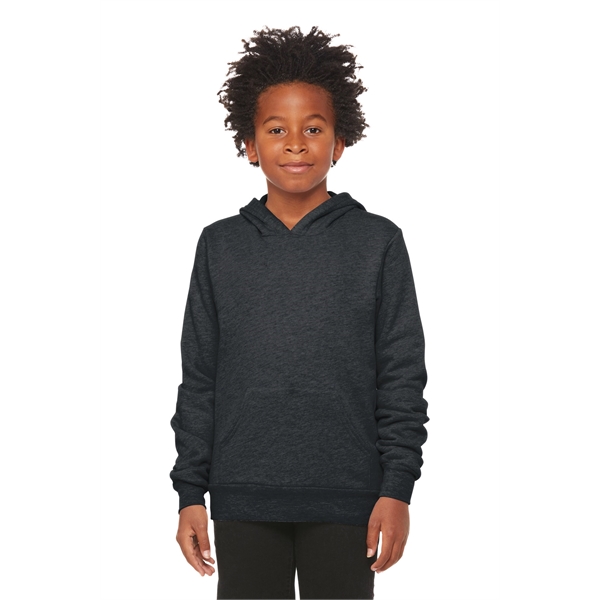 BELLA+CANVAS Youth Sponge Fleece Pullover Hoodie - BELLA+CANVAS Youth Sponge Fleece Pullover Hoodie - Image 11 of 22