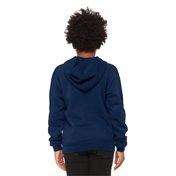 BELLA+CANVAS Youth Sponge Fleece Pullover Hoodie - BELLA+CANVAS Youth Sponge Fleece Pullover Hoodie - Image 17 of 22