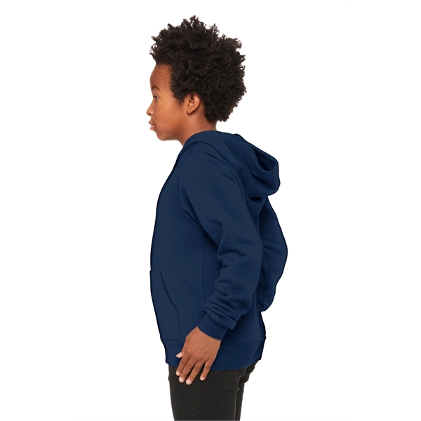 BELLA+CANVAS Youth Sponge Fleece Pullover Hoodie - BELLA+CANVAS Youth Sponge Fleece Pullover Hoodie - Image 18 of 22