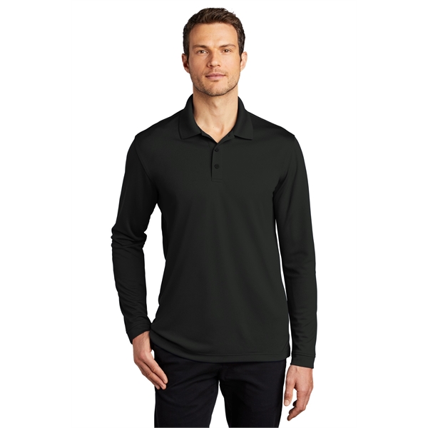 Port Authority Dry Zone UV Micro-Mesh Long Sleeve Polo - Port Authority Dry Zone UV Micro-Mesh Long Sleeve Polo - Image 0 of 49