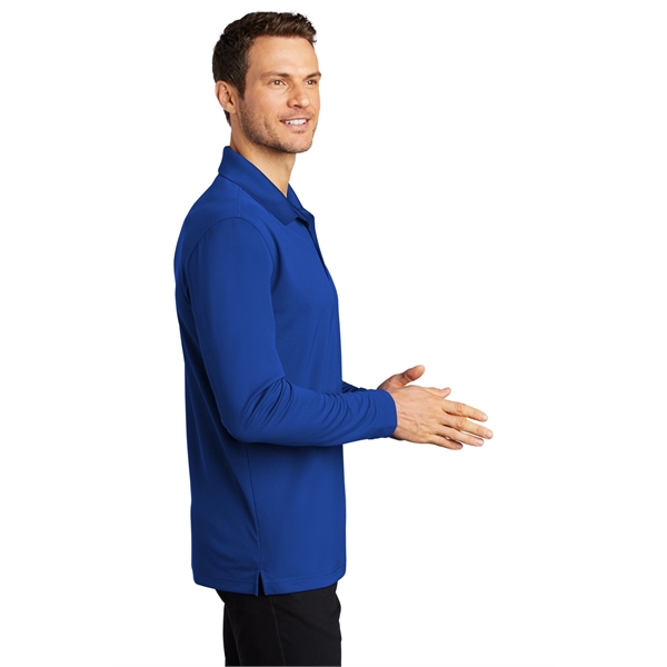 Port Authority Dry Zone UV Micro-Mesh Long Sleeve Polo - Port Authority Dry Zone UV Micro-Mesh Long Sleeve Polo - Image 22 of 49