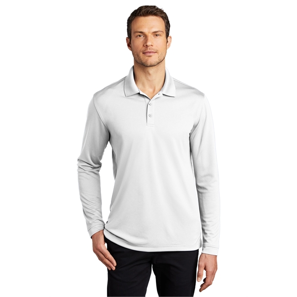 Port Authority Dry Zone UV Micro-Mesh Long Sleeve Polo - Port Authority Dry Zone UV Micro-Mesh Long Sleeve Polo - Image 25 of 49