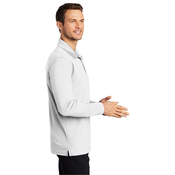 Port Authority Dry Zone UV Micro-Mesh Long Sleeve Polo - Port Authority Dry Zone UV Micro-Mesh Long Sleeve Polo - Image 27 of 49