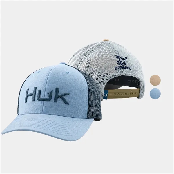 HUK® Trucker Hat with Sweat Control and Custom Logo