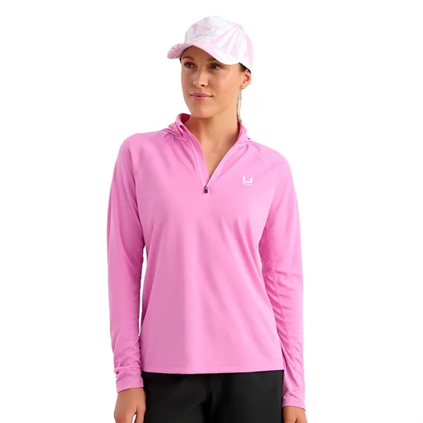 Huk® Women's HydroCool Performance Full Sleeve Quarter Zip
