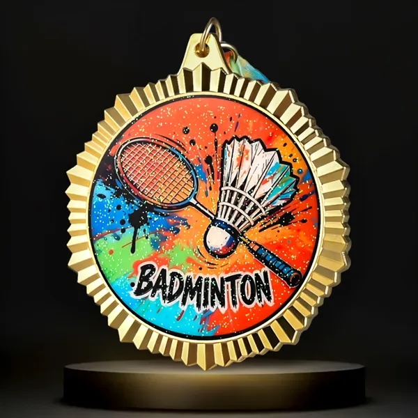 Custom Custom Printed Glitter Medals