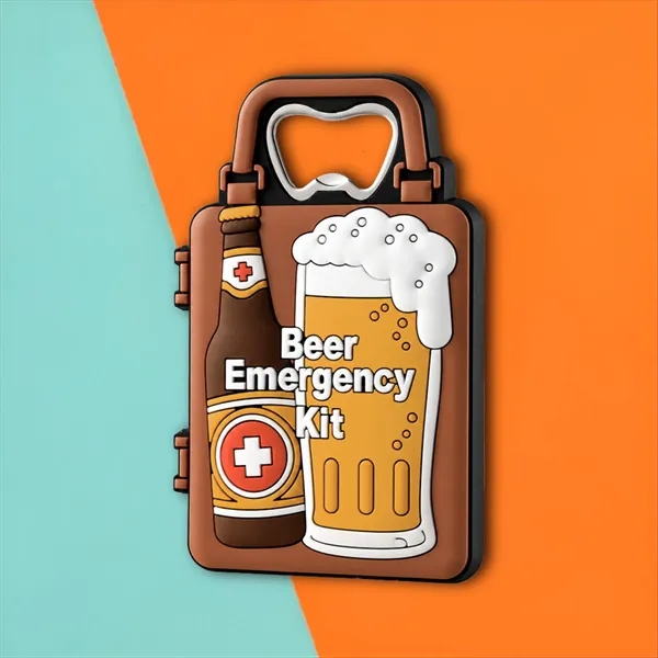 PVC Bottle Opener Magnet