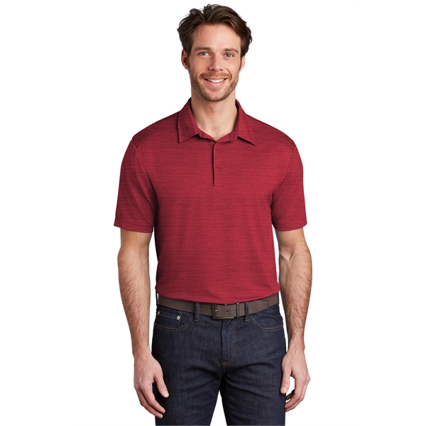 Port Authority Stretch Heather Polo - Port Authority Stretch Heather Polo - Image 11 of 20