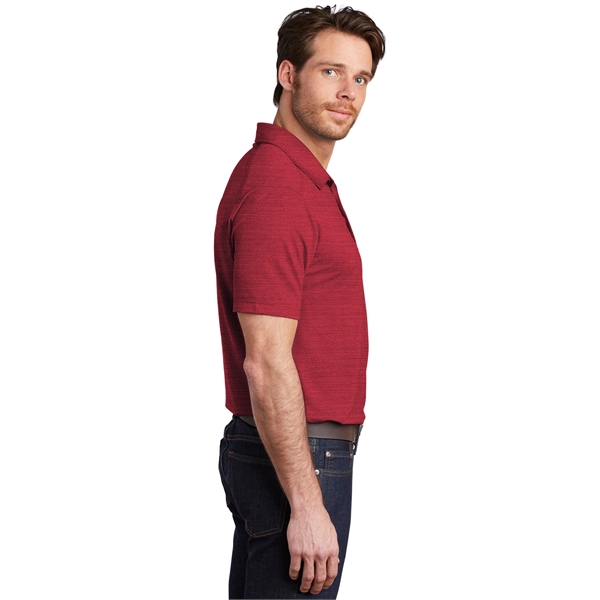 Port Authority Stretch Heather Polo - Port Authority Stretch Heather Polo - Image 13 of 20