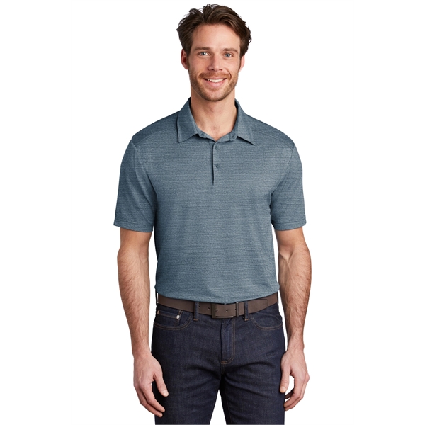 Port Authority Stretch Heather Polo - Port Authority Stretch Heather Polo - Image 16 of 20