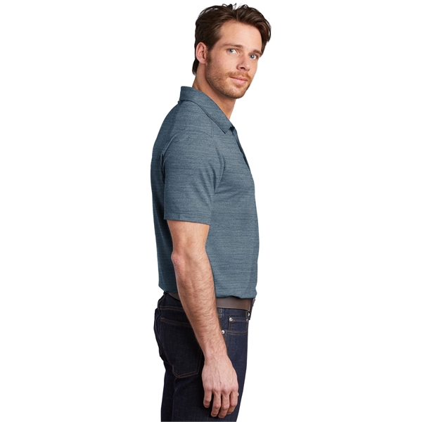 Port Authority Stretch Heather Polo - Port Authority Stretch Heather Polo - Image 18 of 20