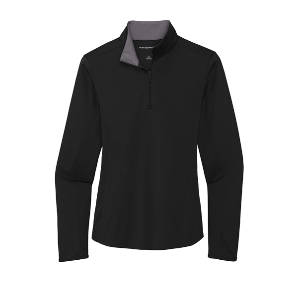 Port Authority Women's Silk Touch Performance 1/4-Zip - Port Authority Women's Silk Touch Performance 1/4-Zip - Image 3 of 24