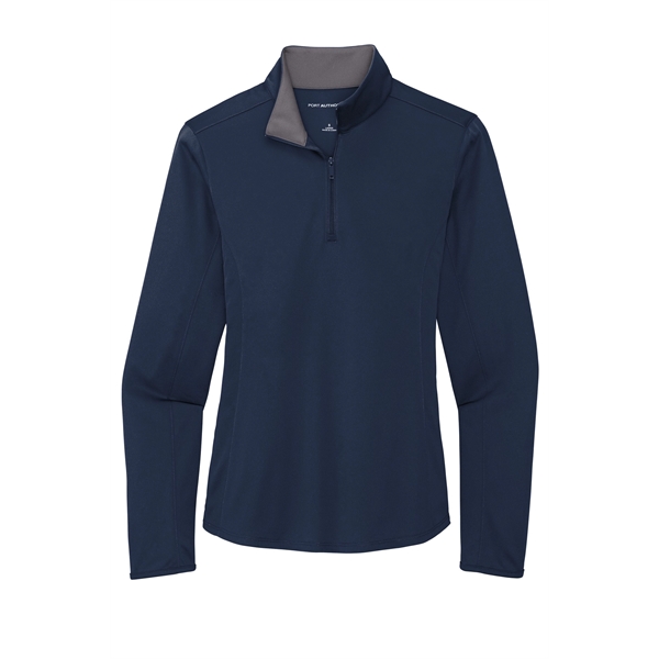 Port Authority Women's Silk Touch Performance 1/4-Zip - Port Authority Women's Silk Touch Performance 1/4-Zip - Image 8 of 24