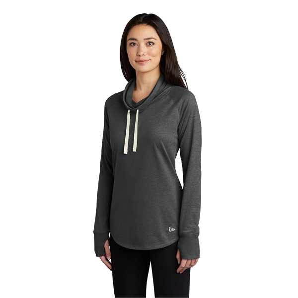 New Era Women's Sueded Cotton Blend Cowl Tee - New Era Women's Sueded Cotton Blend Cowl Tee - Image 4 of 20