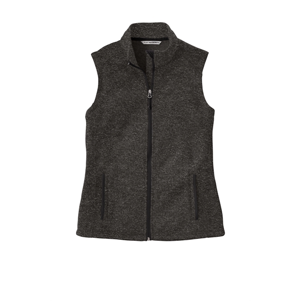 Port Authority Women's Sweater Fleece Vest - Port Authority Women's Sweater Fleece Vest - Image 3 of 15