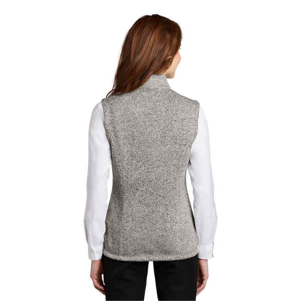 Port Authority Women's Sweater Fleece Vest - Port Authority Women's Sweater Fleece Vest - Image 7 of 15