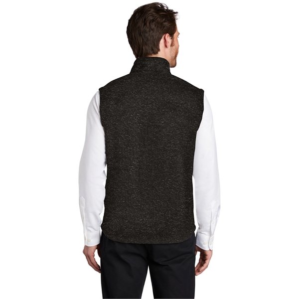 Port Authority Sweater Fleece Vest - Port Authority Sweater Fleece Vest - Image 1 of 10