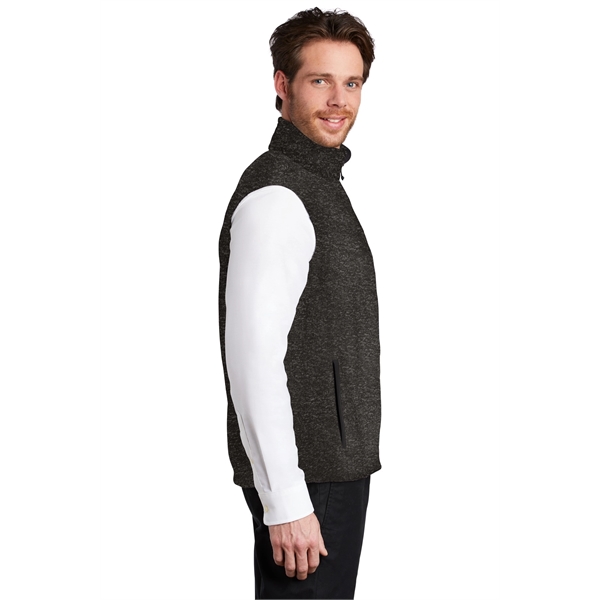 Port Authority Sweater Fleece Vest - Port Authority Sweater Fleece Vest - Image 2 of 10