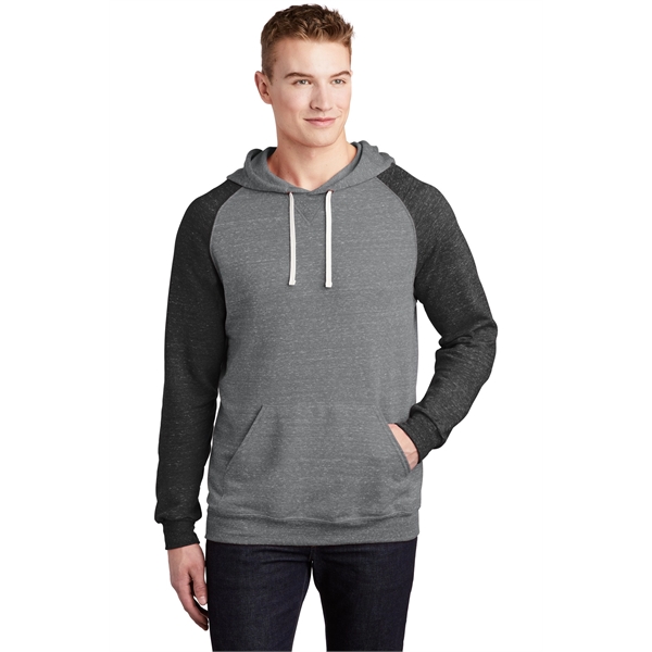 Jerzees Snow Heather French Terry Raglan Hoodie - Jerzees Snow Heather French Terry Raglan Hoodie - Image 6 of 30