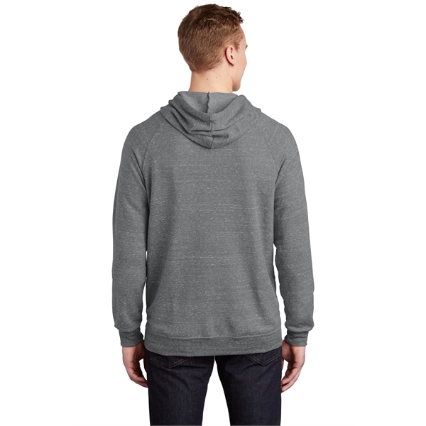 Jerzees Snow Heather French Terry Raglan Hoodie - Jerzees Snow Heather French Terry Raglan Hoodie - Image 7 of 30