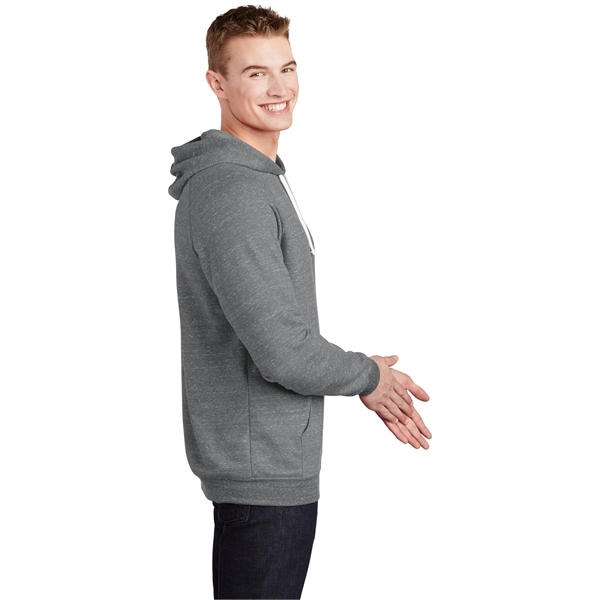 Jerzees Snow Heather French Terry Raglan Hoodie - Jerzees Snow Heather French Terry Raglan Hoodie - Image 8 of 30