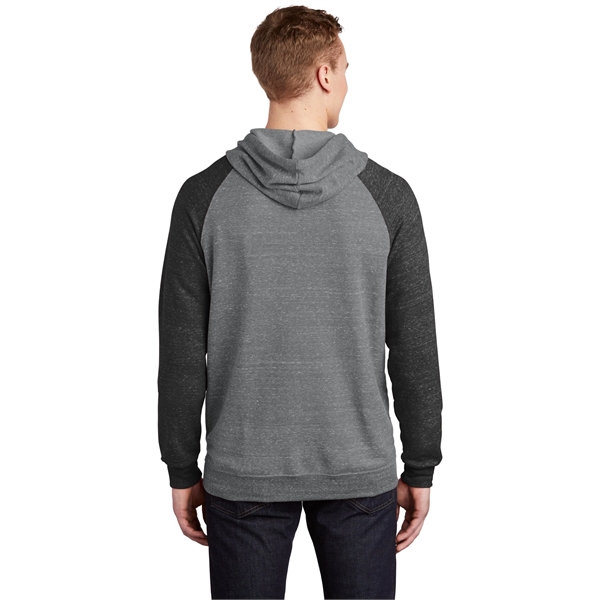 Jerzees Snow Heather French Terry Raglan Hoodie - Jerzees Snow Heather French Terry Raglan Hoodie - Image 11 of 30