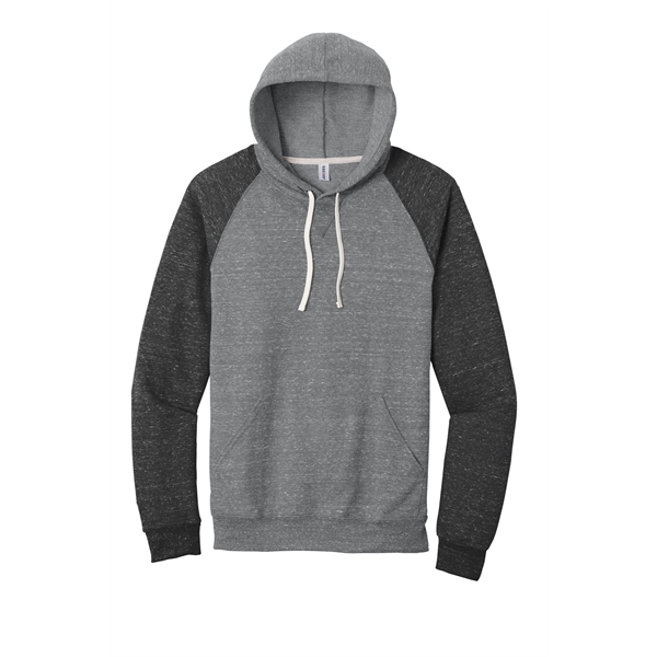 Jerzees Snow Heather French Terry Raglan Hoodie - Jerzees Snow Heather French Terry Raglan Hoodie - Image 13 of 30