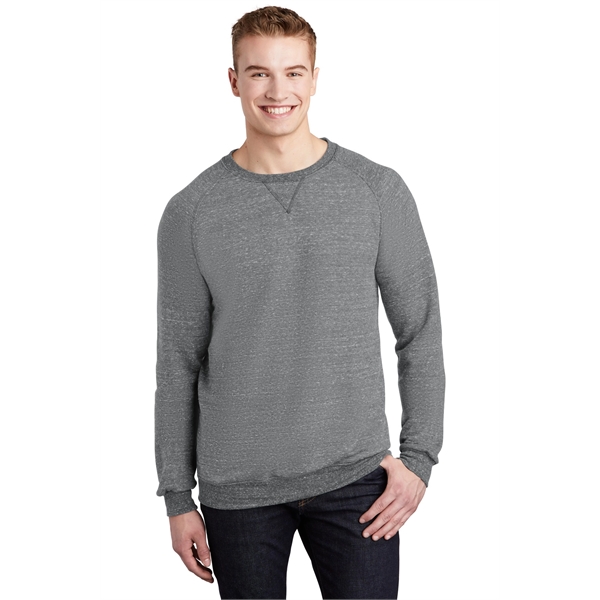 Jerzees Snow Heather French Terry Raglan Crew - Jerzees Snow Heather French Terry Raglan Crew - Image 6 of 30