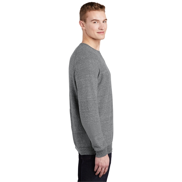 Jerzees Snow Heather French Terry Raglan Crew - Jerzees Snow Heather French Terry Raglan Crew - Image 8 of 30