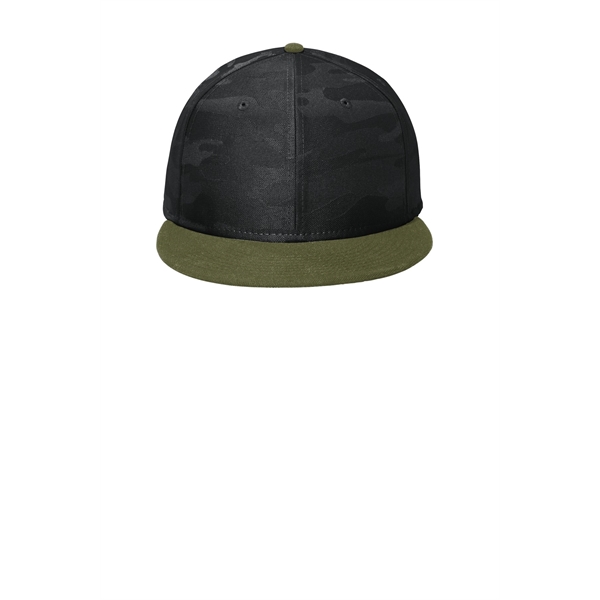 New Era Camo Flat Bill Snapback Cap - New Era Camo Flat Bill Snapback Cap - Image 8 of 10