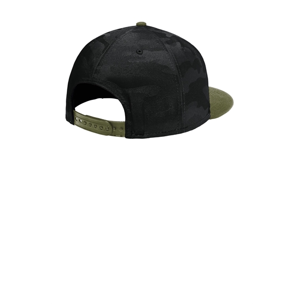 New Era Camo Flat Bill Snapback Cap - New Era Camo Flat Bill Snapback Cap - Image 6 of 10