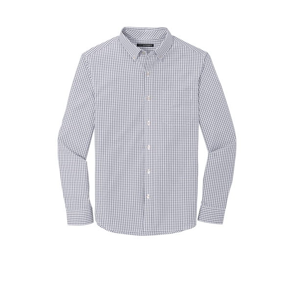 Port Authority Broadcloth Gingham Easy Care Shirt - Port Authority Broadcloth Gingham Easy Care Shirt - Image 8 of 14
