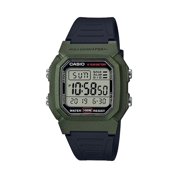 Mens Large Sports Digital Watch Black/Green - Mens Large Sports Digital Watch Black/Green - Image 0 of 0