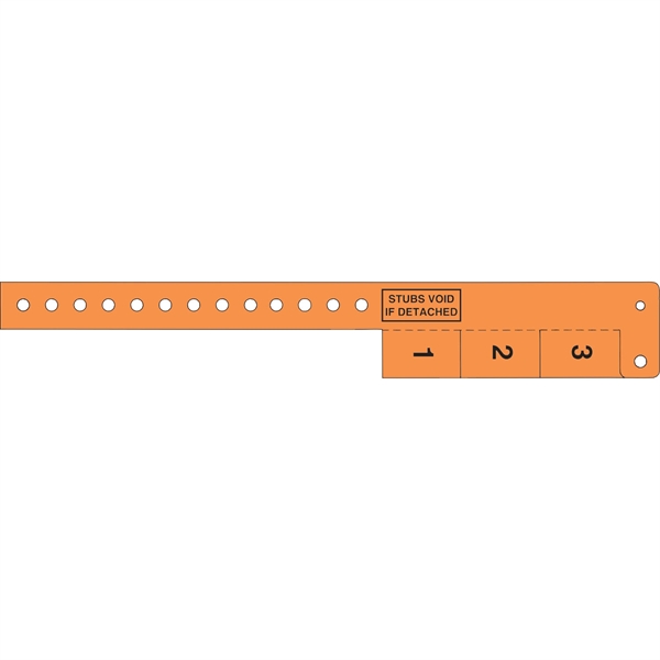 3 Tab Wristband - 3 Tab Wristband - Image 2 of 6