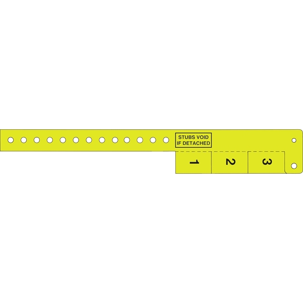 3 Tab Wristband - 3 Tab Wristband - Image 5 of 6