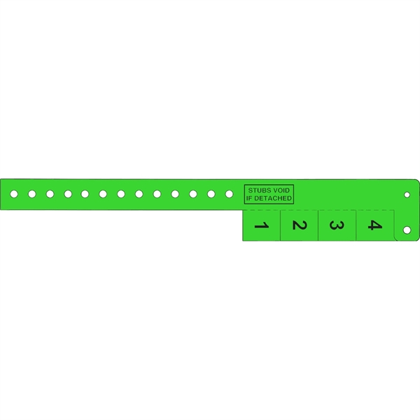 4 Tab Wristband - 4 Tab Wristband - Image 1 of 6