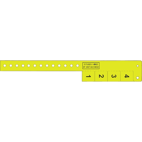 4 Tab Wristband - 4 Tab Wristband - Image 5 of 6