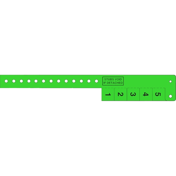 5 Tab Wristband - 5 Tab Wristband - Image 1 of 6