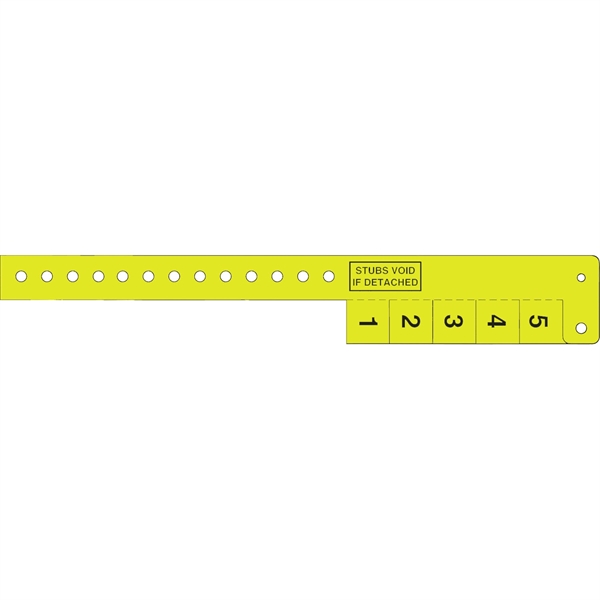5 Tab Wristband - 5 Tab Wristband - Image 5 of 6