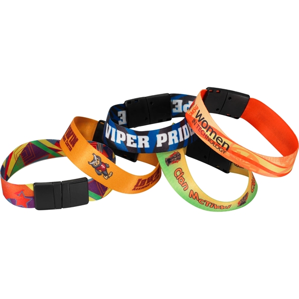 Sublimated Heavy Weight Satin Wristband - Sublimated Heavy Weight Satin Wristband - Image 0 of 0