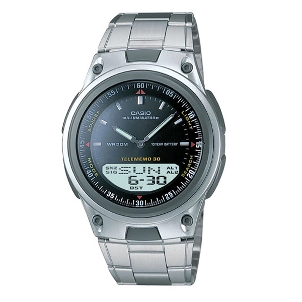 Unisex Analog/Digital Steel Watch Black Dial - Unisex Analog/Digital Steel Watch Black Dial - Image 0 of 0