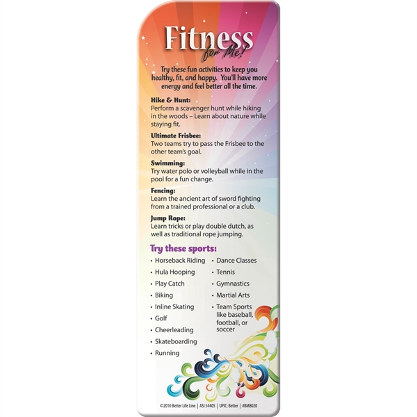 Bookmark - Fitness for Me! - Bookmark - Fitness for Me! - Image 3 of 3